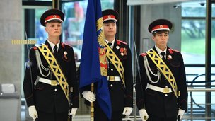 Переходящее знамя Президента Российской Федерации вручено лучшему казачьему кадетскому корпусу