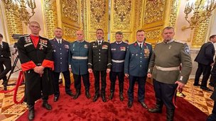 В торжественной церемонии вступления в должность Президента Российской Федерации приняли участие представители российского казачества